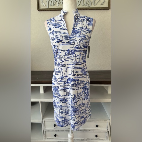 MAHI GOLD Dresses & Skirts - NWT Mahi Gold Schooner Dress Set Sail Sailor Blue Women's Size XS 1